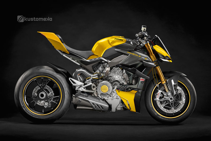 Panigale StreetFighter V4 yellow